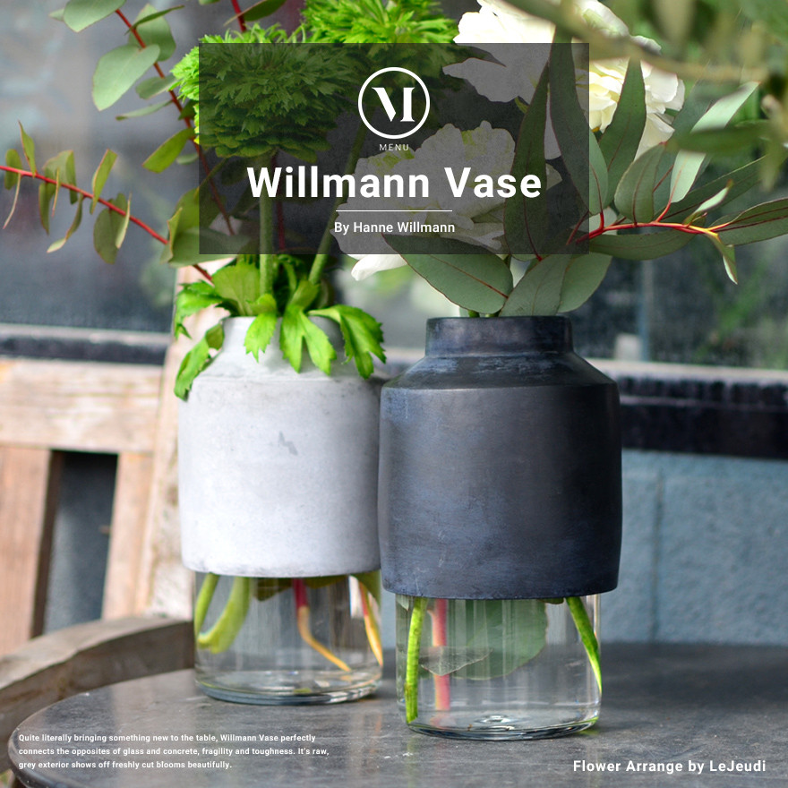 Audo Copenhagen Willmann Vase ウィルマン ベース デザイン Hanne Willmann 花瓶 フラワーベース 水差し 北欧｜shinwashop