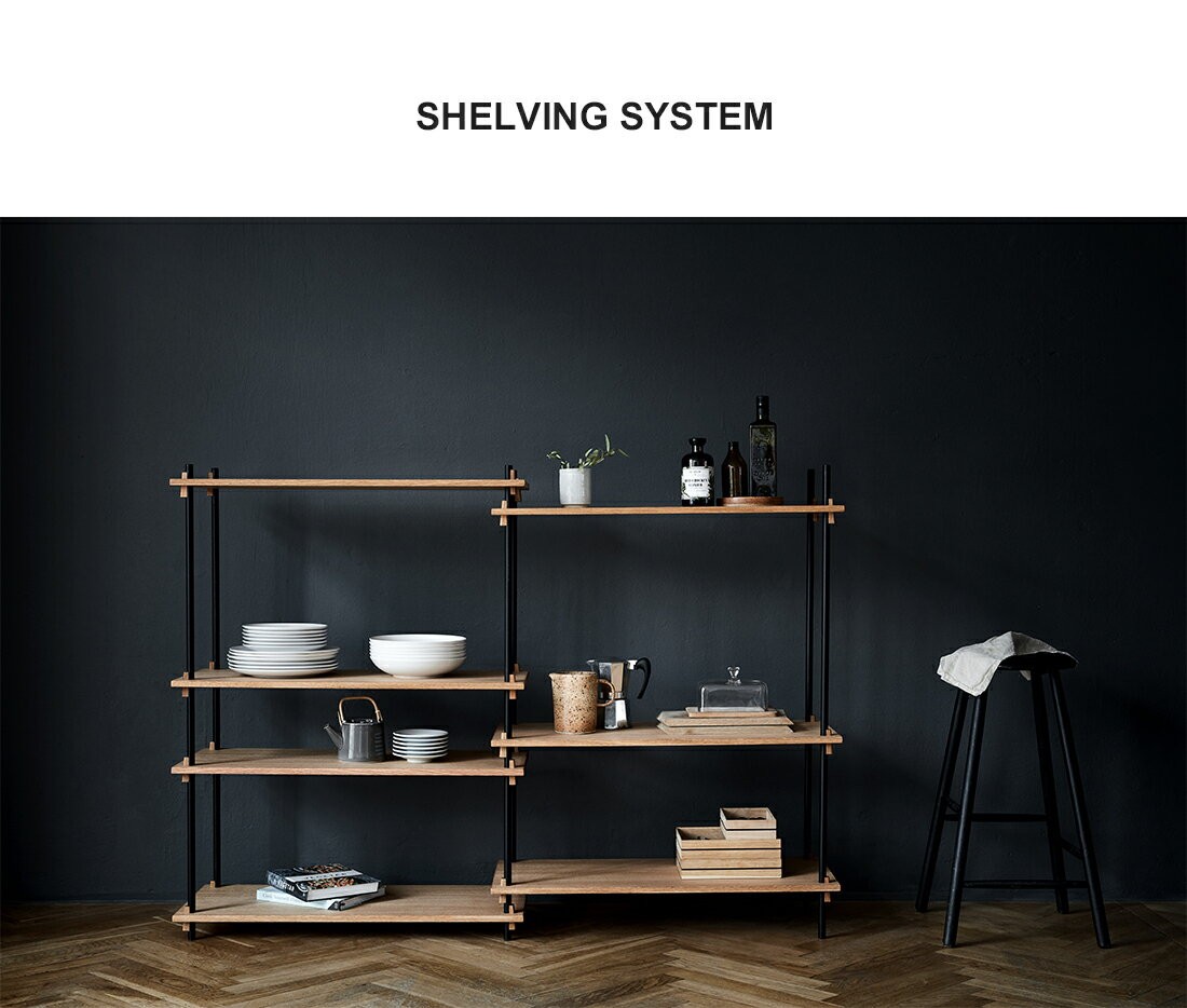 MOEBE ムーベ Shelvingsystem シェルビングシステム 棚板(くさび4個入