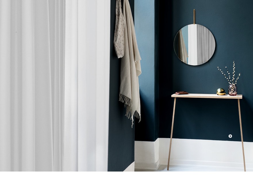 MOEBE ムーベ WALL MIRROR ミラー 直径30cm 鏡 ウォールミラー