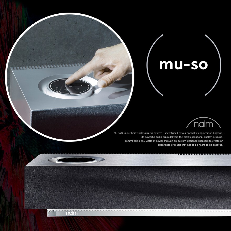 naim mu-so ムソー ワイヤレス・ミュージックシステム アルミニウム