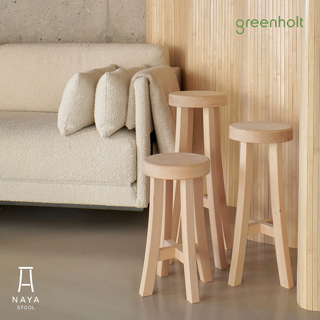 greenholt グリーンホルト NAYA STOOL SMALL ナヤスツール スモール