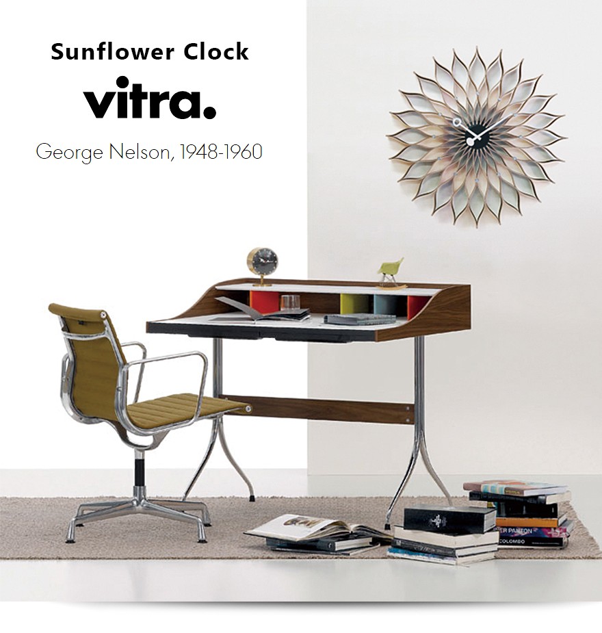 Vitra ヴィトラ George Nelson SUNFLOWER CLOCK サンフラワークロック