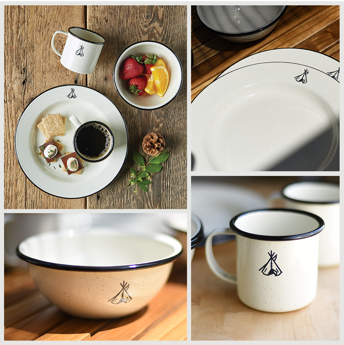 PENDLETON×CrowCanyon(ペンドルトン)キャンプ アウトドア食器セット