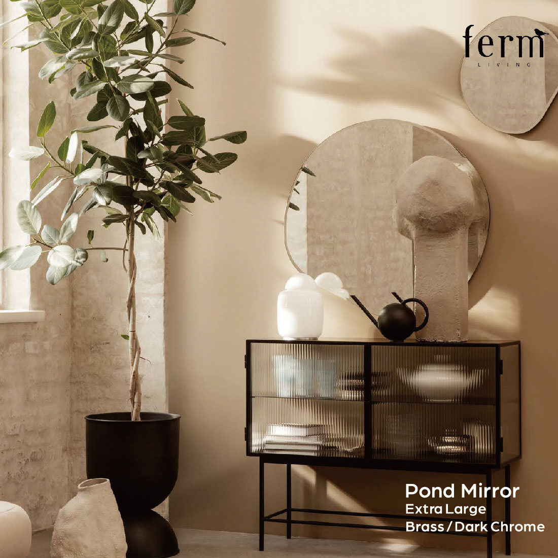 ferm LIVING/ファームリビング/Pond Mirror/XL/ポンドミラー