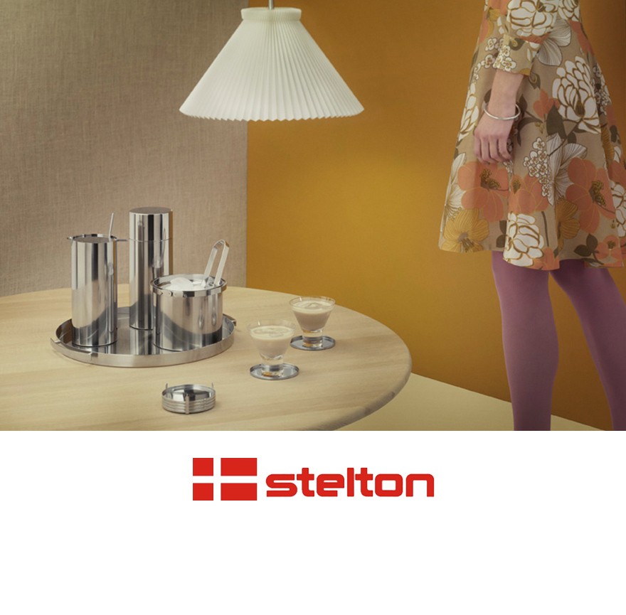 北欧 STELTON アルネヤコブセン サービングトレー &アイスペール 北欧 STELTON アルネヤコブセン サービングトレー &アイスペール