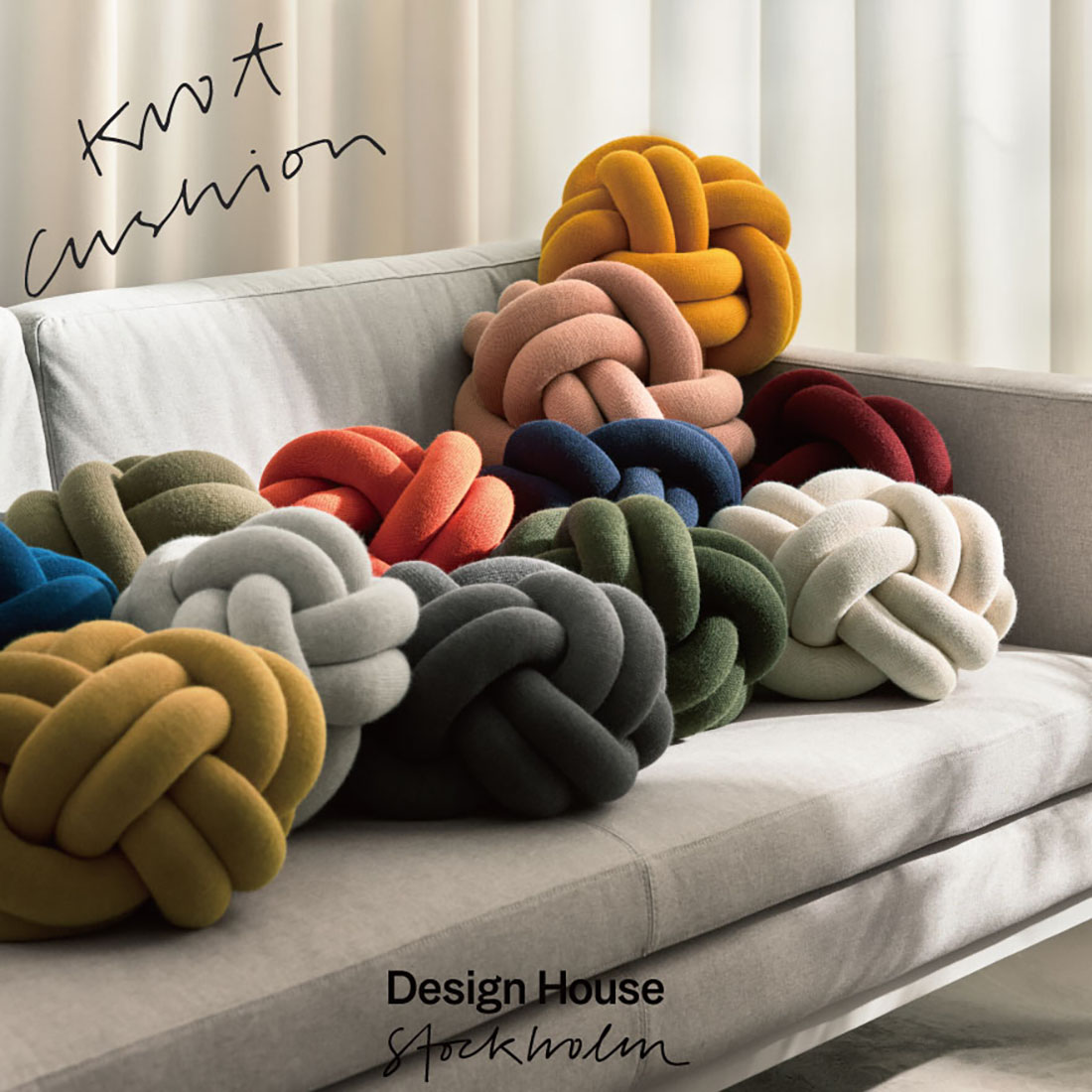 Design House Stockholm KNOT ノット クッション Designed by シグル