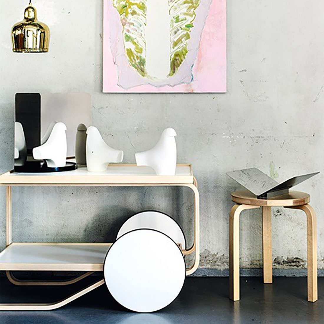 ポストカードプレゼント】artek アルテック Stool E60 WILD BIRCH