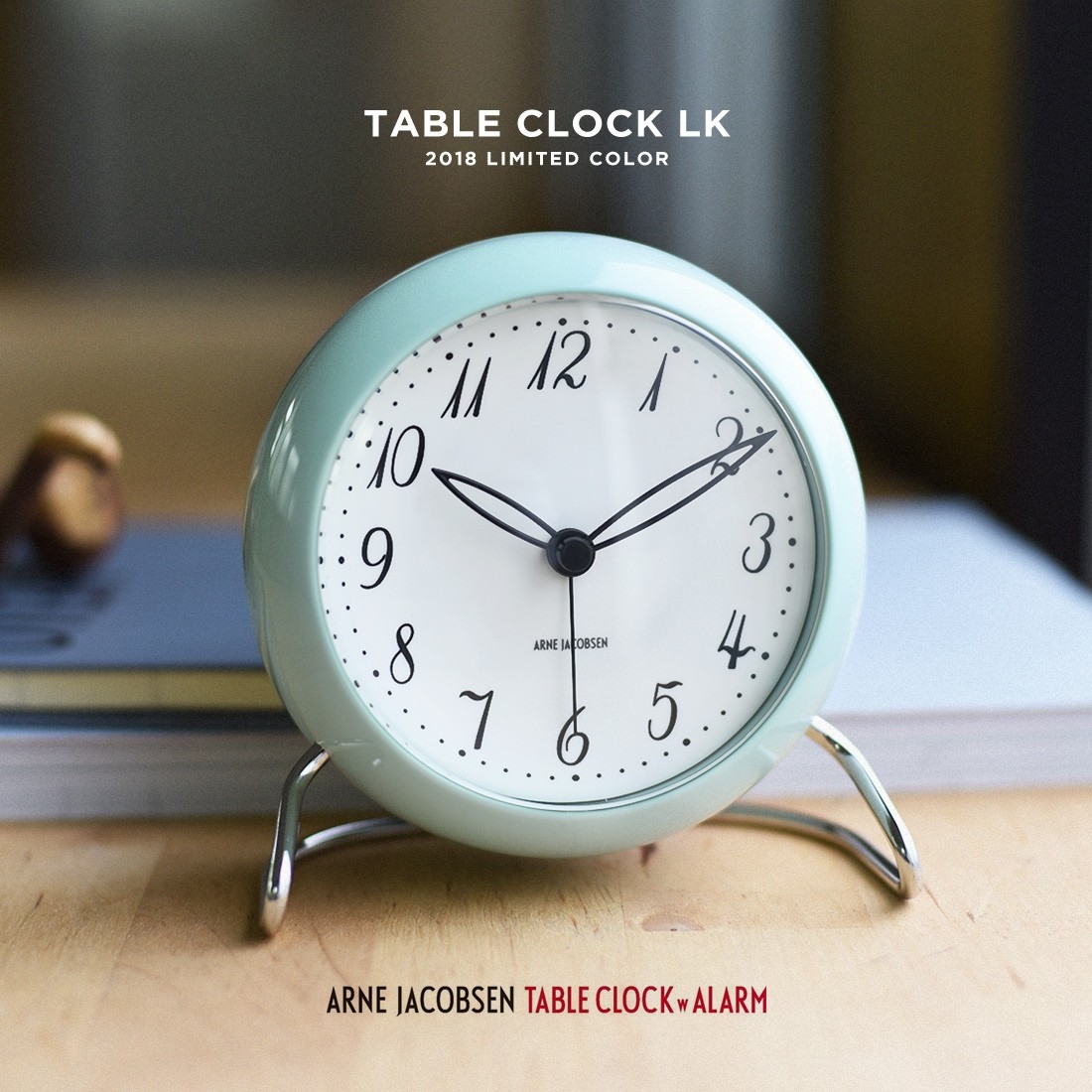 【店舗クーポン不可】ARNE JACOBSEN TABLE CLOCK LK 限定カラー　アルネヤコブセン 置き時計 クロック Clock 北欧  デンマーク