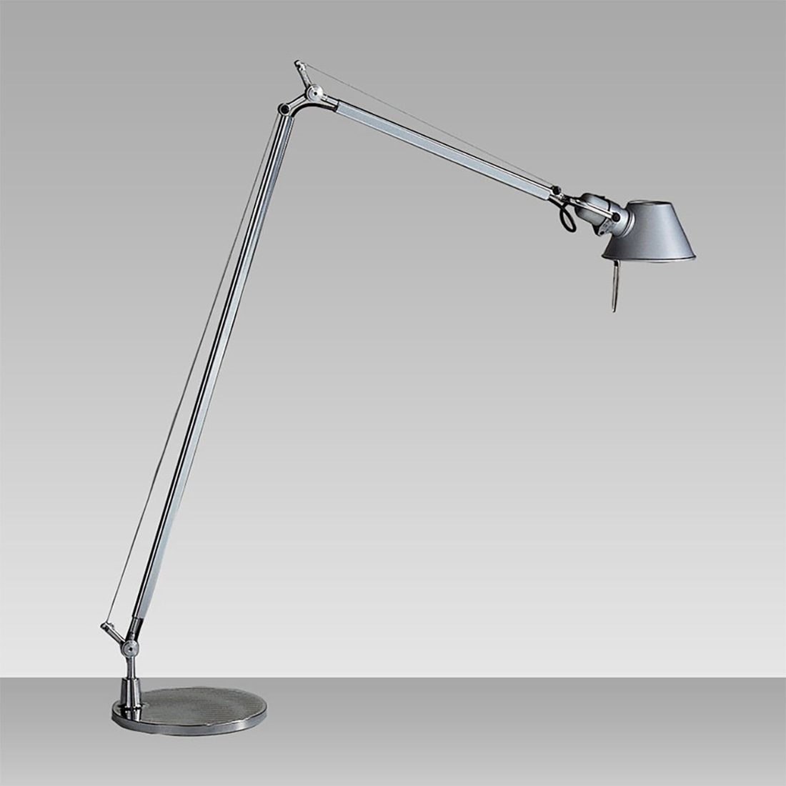 ○Artemide Tolomeo Reading Floor フロアライト照明 Tolomeo Reading Floor LED アルミ H Max1670mm - YAMAGIWA