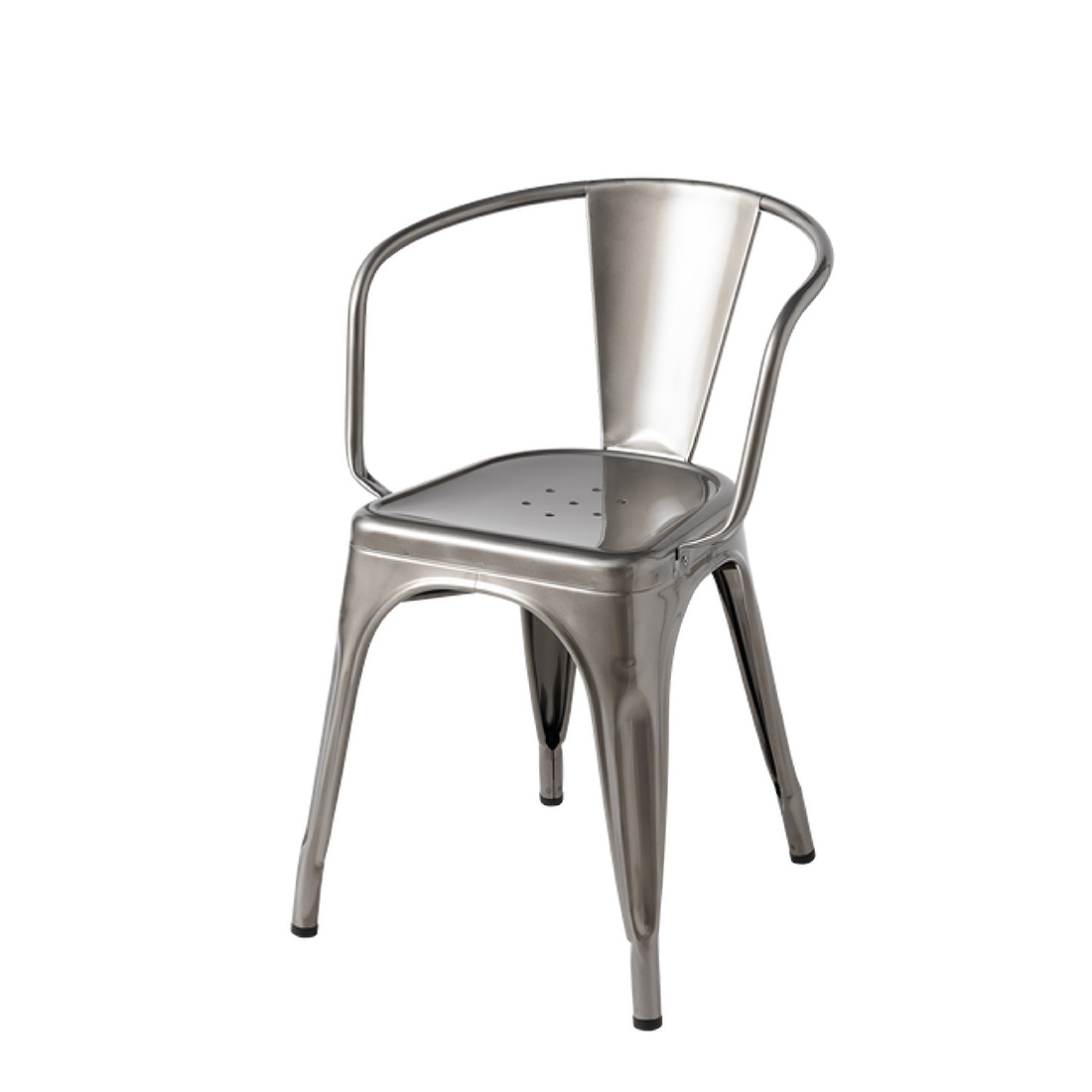 Tolix トリックス A56 Arm Chair A56アームチェア Varnished Raw Steel 