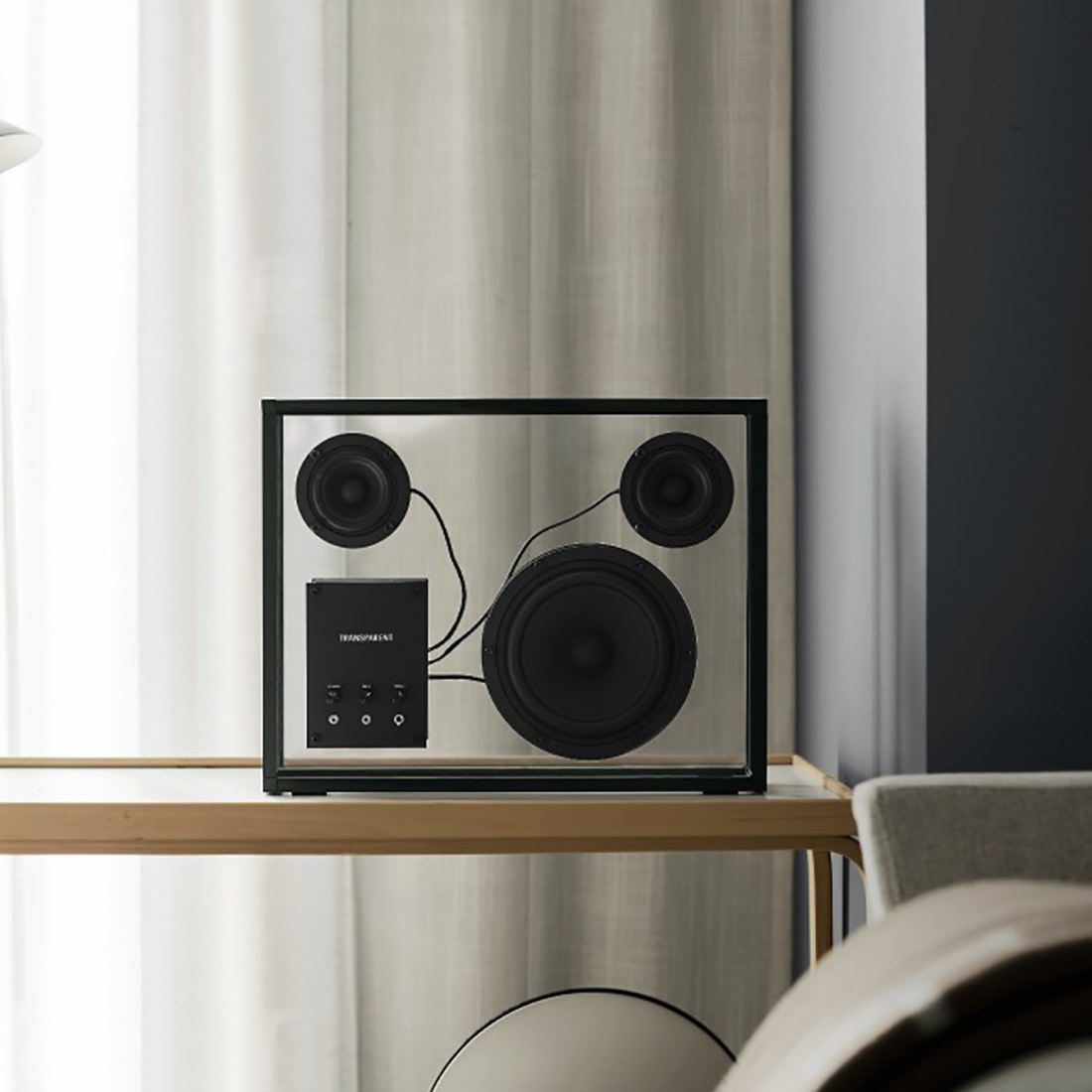 TRANSPARENT SPEAKERトランスペアレント スピーカー ブラック TRANSPARENT SPEAKERトランスペアレント スピーカー ブラック