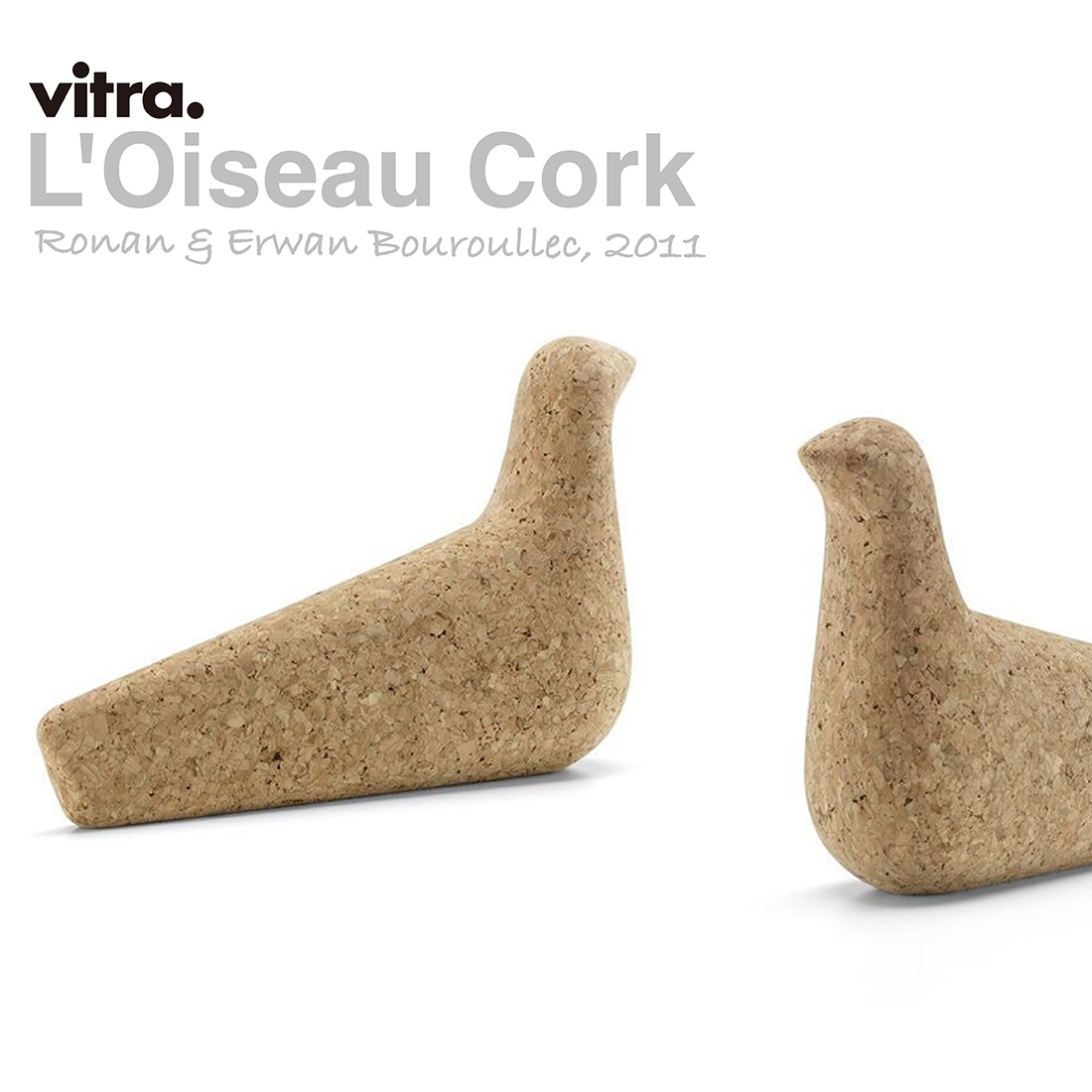 vitra ヴィトラ L'Oiseau Cork ロワゾー コルク Ronan & Erwan Bouroullec ロナン＆エルワン・ブルレック 置物 鳥 バード 北欧 オブジェ