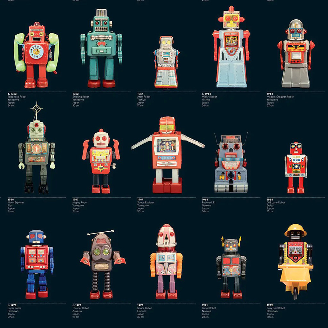 vitra Design Museum ロボットコレクションポスター Robot Collection Poster ヴィトラデザインミュージアム  北欧 単品 フレーム アート