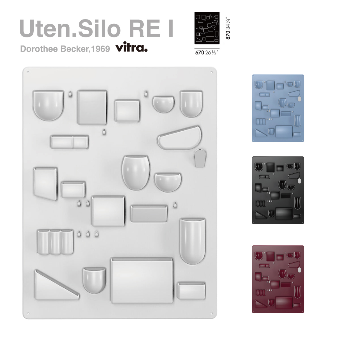 レビュー特典あり】Vitra Uten.Silo RE I ウーテンシロRE 1 ヴィトラ