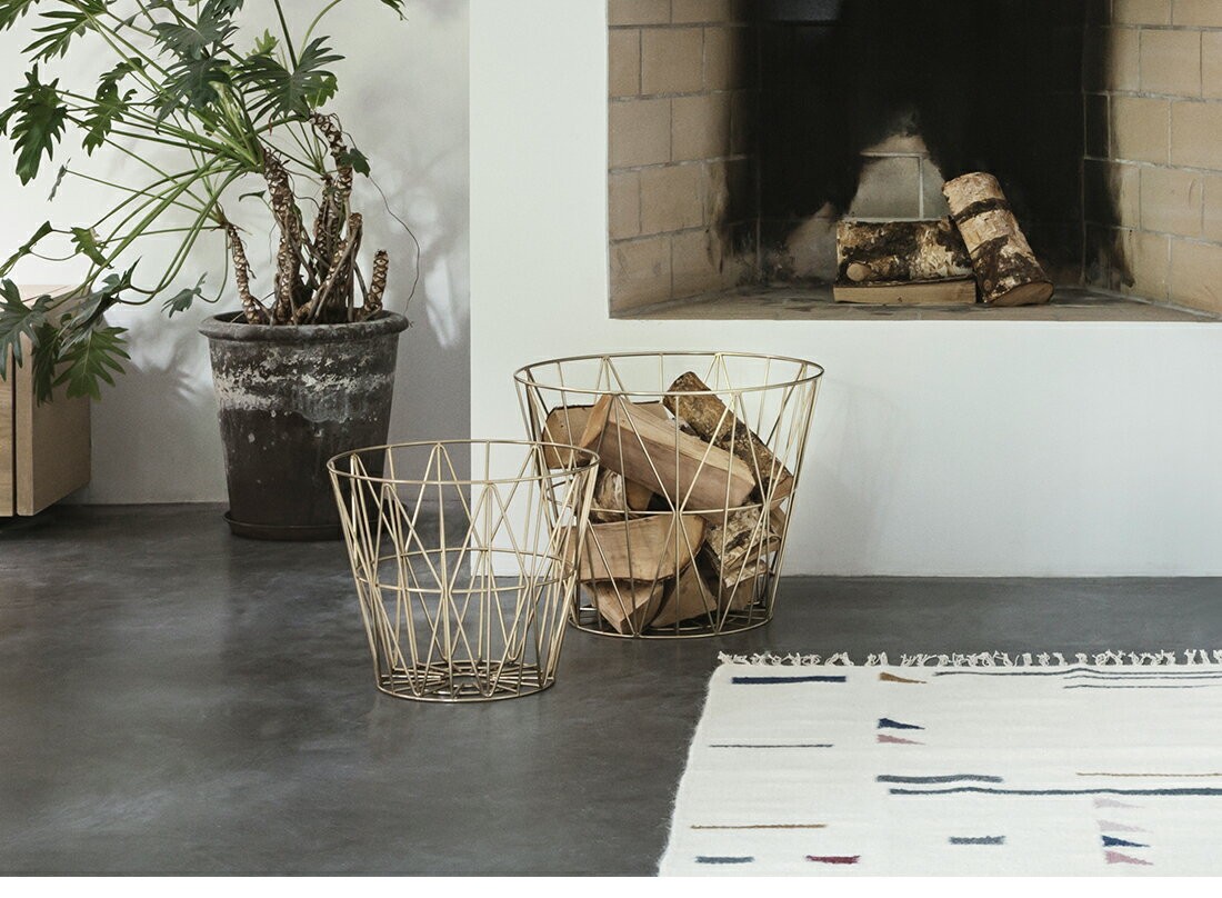 日本正規販売品】ferm LIVING ファームリビング Wire Basket S