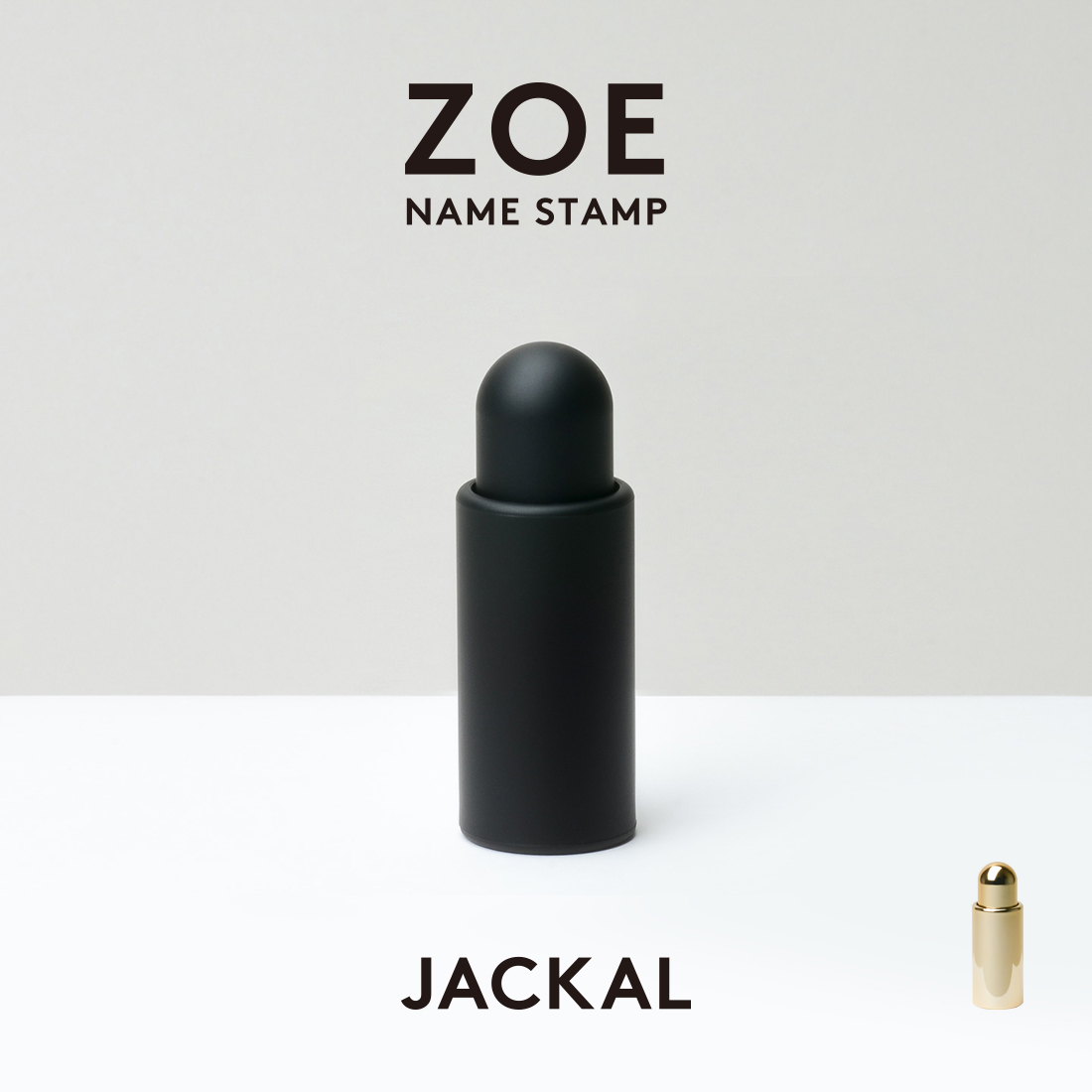 JACKAL ジャッカル ZOE Name Stamp ゾーイ ネームスタンプ ハンコ 判子