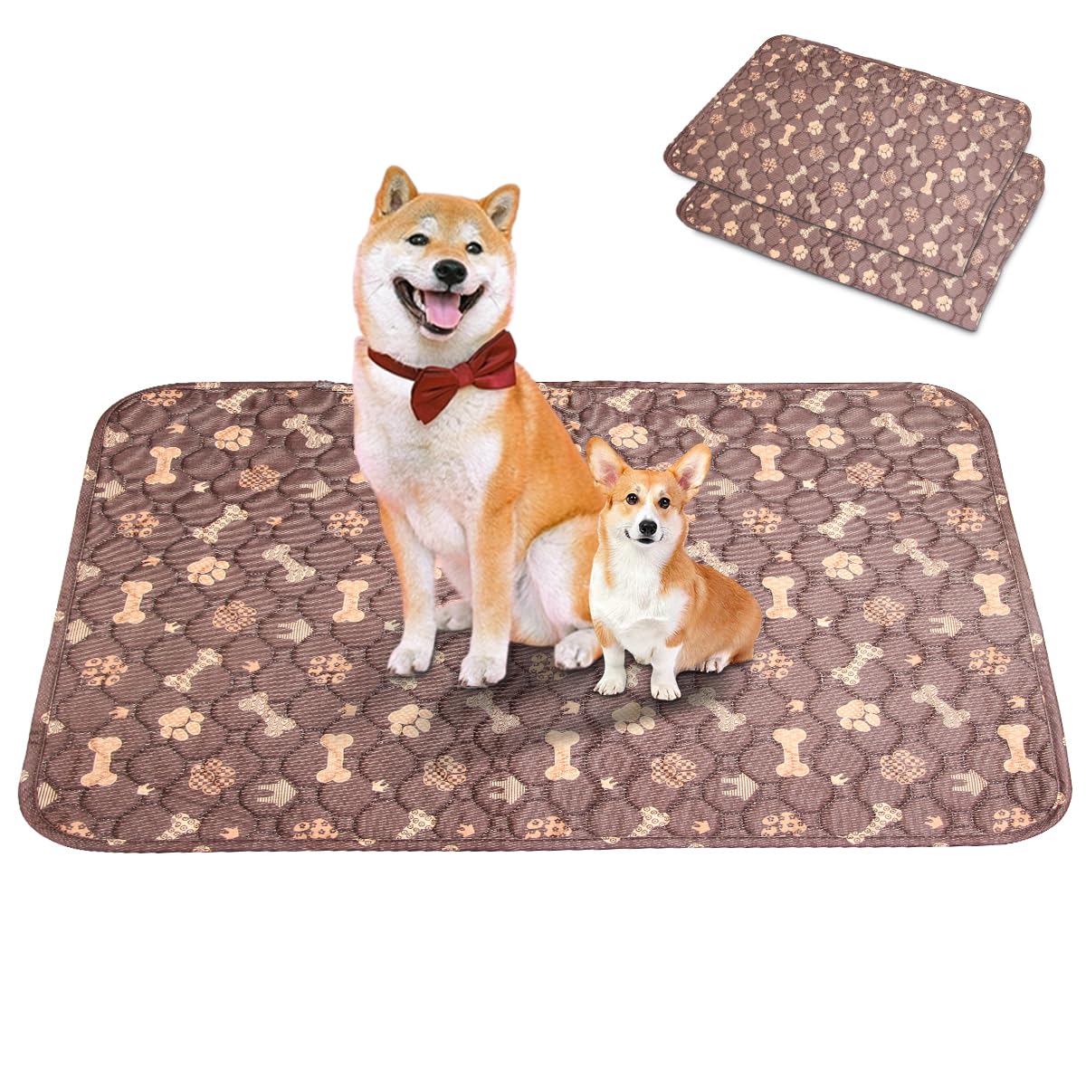 ペットシーツ 洗える ペットシート 2枚セット 犬用 猫用 トイレシート 滑り止め 犬シーツワイド おしっこシート 消臭 漏れ防止 四重構造 速乾 エコ 制菌 超吸収 | Petaboo | 03