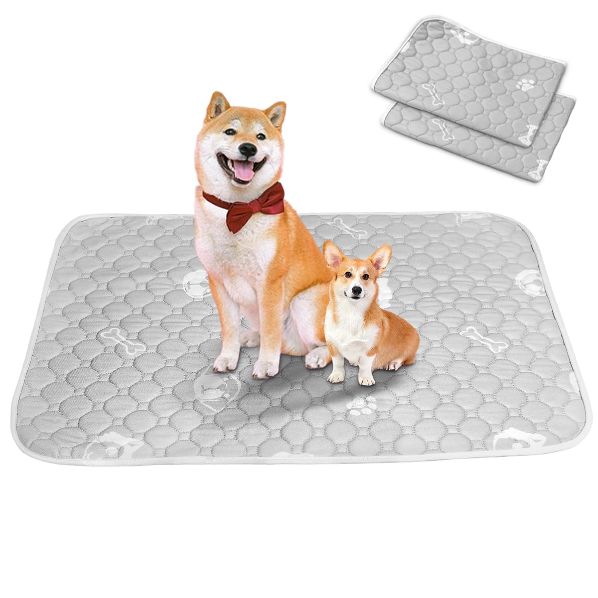 ペットシーツ 洗える ペットシート 2枚セット 犬用 猫用 トイレシート 滑り止め 犬シーツワイド おしっこシート 消臭 漏れ防止 四重構造 速乾 エコ 制菌 超吸収 | Petaboo | 06