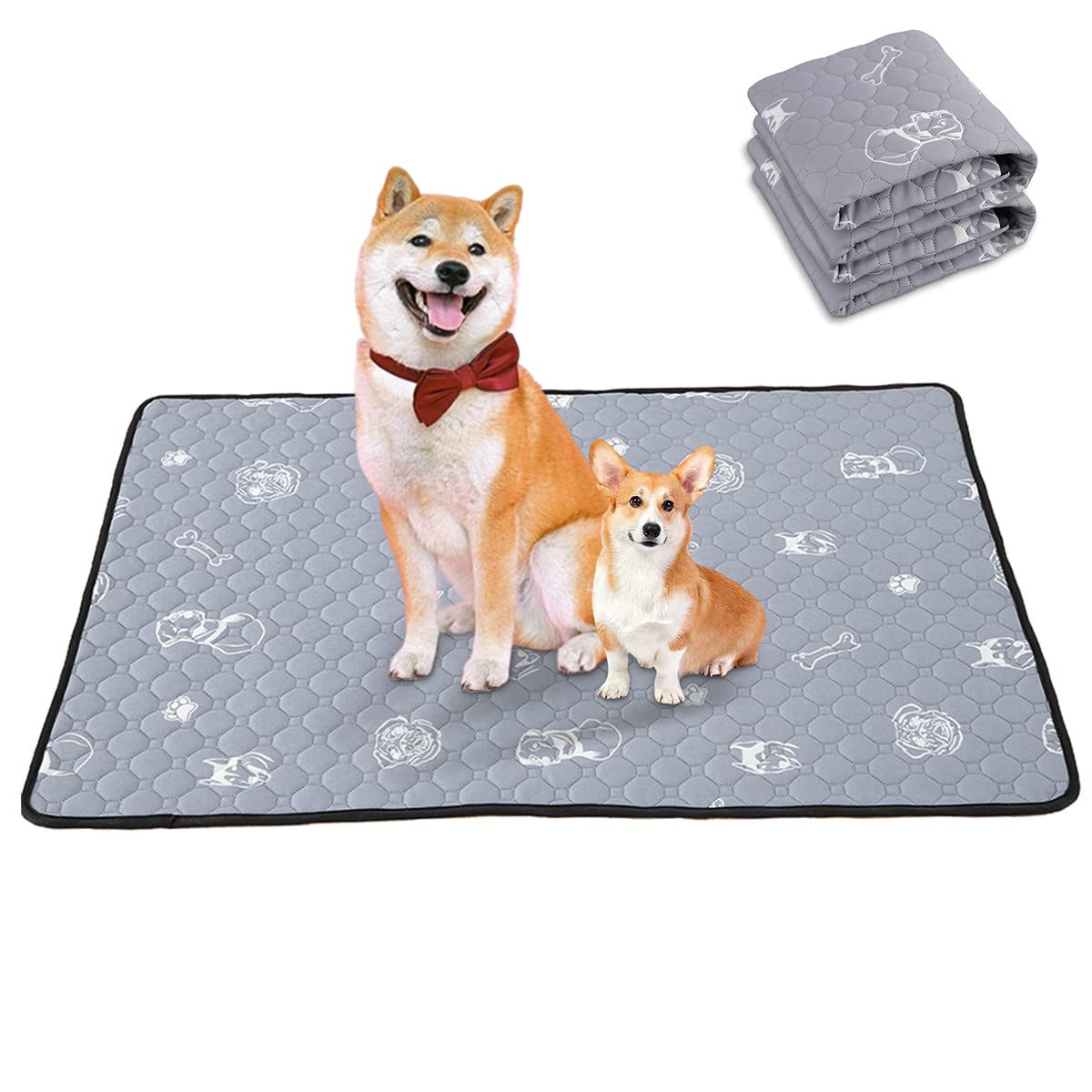 ペットシーツ 洗える ペットシート 2枚セット 犬用 猫用 トイレシート 滑り止め 犬シーツワイド おしっこシート 消臭 漏れ防止 四重構造 速乾 エコ 制菌 超吸収 | Petaboo | 07