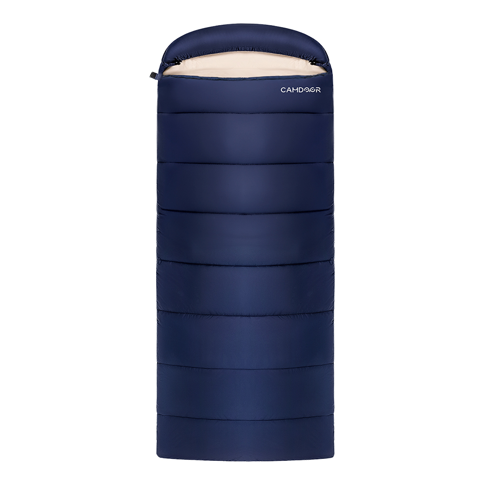 寝袋 冬用 最強 夏用 封筒型 3500g 【Camdoor】シュラフ もっちり温