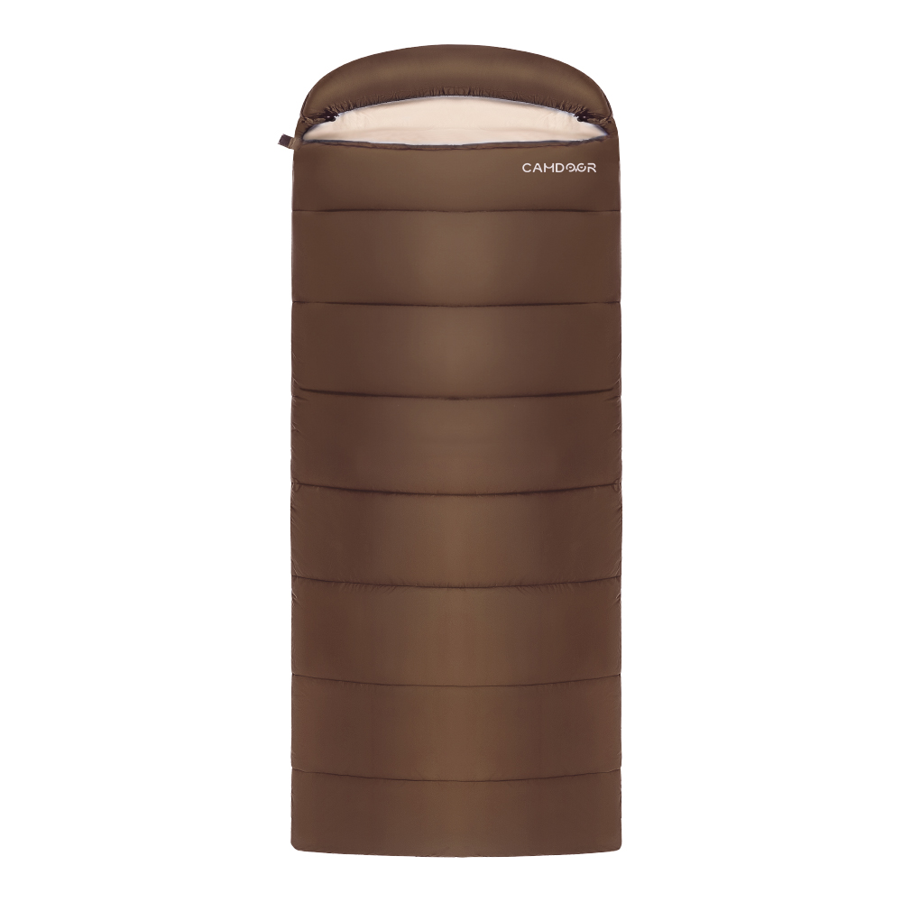 寝袋 冬用 最強 夏用 封筒型【Camdoor】 シュラフ もっちり温 -25℃ 1.8