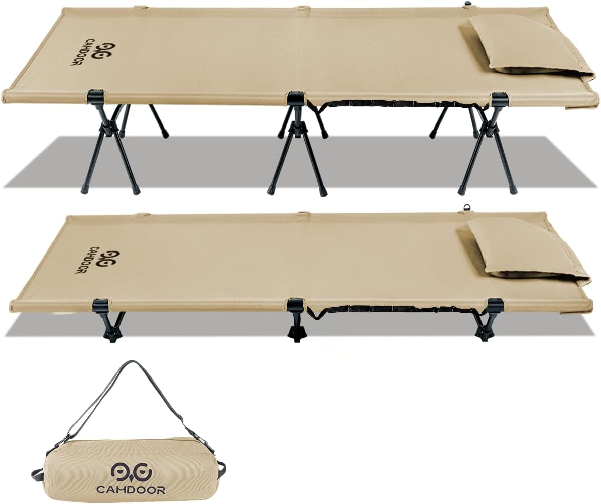 キャンプコット【高品質1000D&枕カバー】2WAY コットワイド