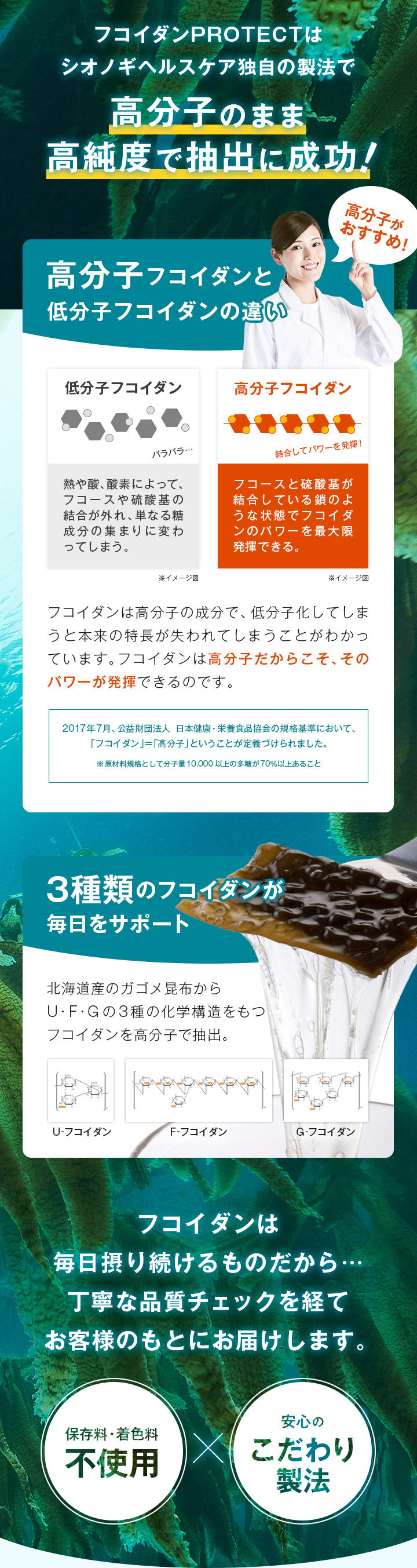 高分子と低分子の違い