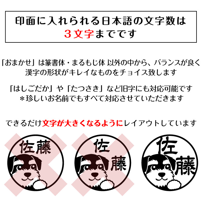 オカメインコ 銀行印 イラスト印鑑 チタン 15mm 印鑑ケース付 グッズ 雑貨 印章 認印 ハンコ 判子 個人印 かわいい おしゃれ｜shippotoseikatsu｜08