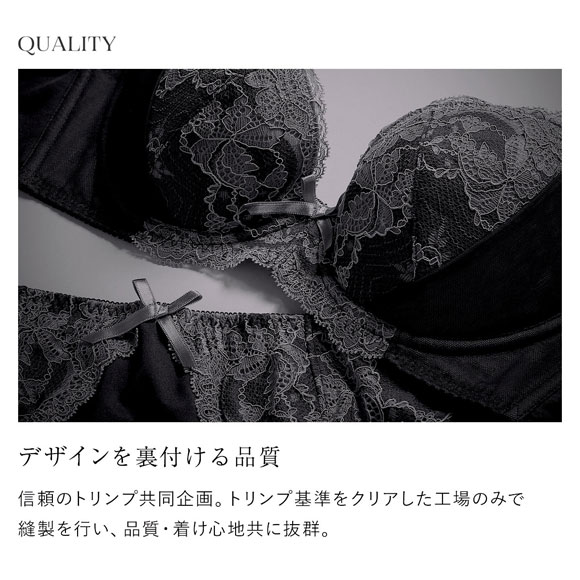 ショーツ スタンダード 魔法のデコルテブラジャー ペアショーツ M-LL SHIROHATOとトリンプの共同企画 単品