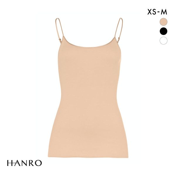 ハンロ コットン シームレス キャミソール HANRO COTTON SEAMLESS Uネック インナー | HANRO | 01