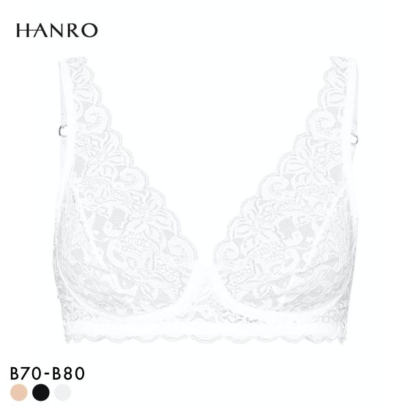 80（HANRO／ブラジャー、ニップレス）｜下着、靴下、部屋着