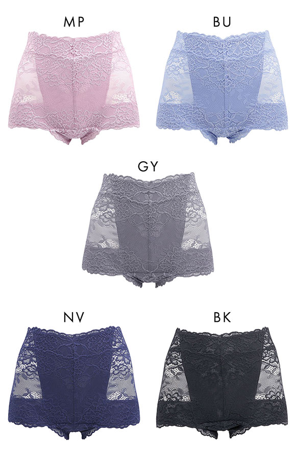 ドルチェフィオラエブリー 総レース ショートガードル S M L ショーツガードル 1枚ばき 着やせ 補正 ソフト 楽ちん Dolce Fiora every