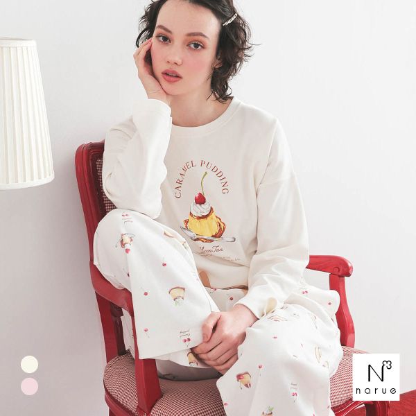 最終値下☆Narue ナルエー 2点セット☆いちご柄パジャマ上下＆ふわもこボレロ いちごパジャマシリーズ｜ナルエー公式通販サイト