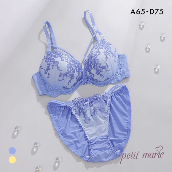 SHIROHATO（白鳩） プチマリー フラワーレースコード ブラセット ABCD