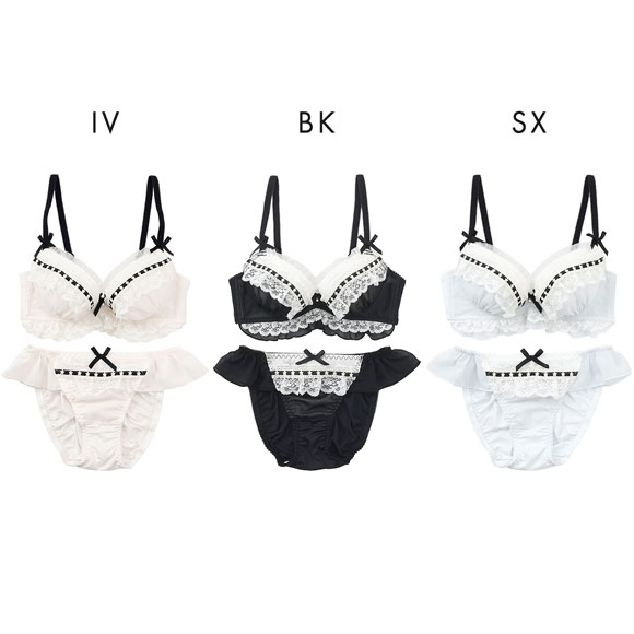 Palissee パリーゼ ジェラートフリルレース ブラジャー ショーツ