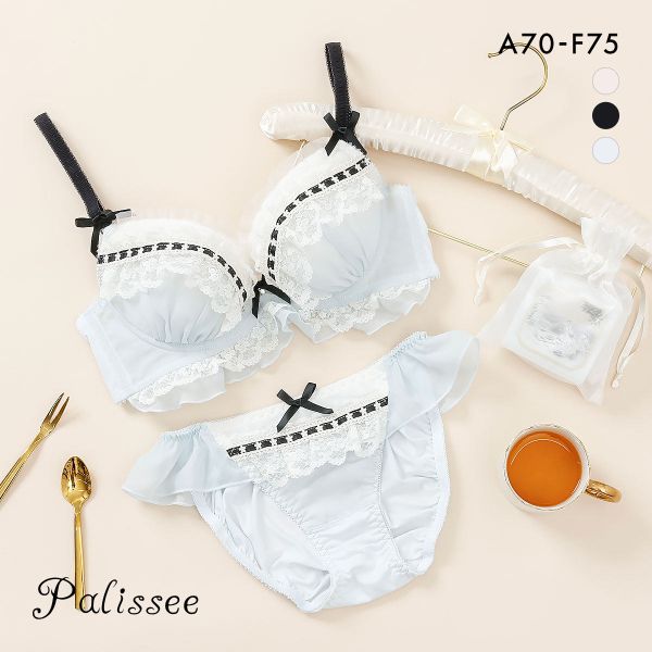 Palissee パリーゼ ジェラートフリルレース ブラジャー ショーツ Palissee パリーゼ ジェラートフリルレース ブラジャー ショーツ