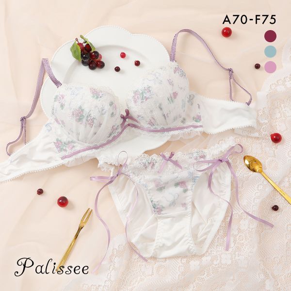 Palissee ブラジャー ショーツセット パリーゼ レザンリュバン ブラ