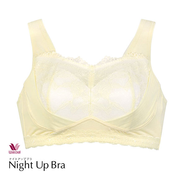 ワコール Wacoal ナイトアップブラ Night Up Bra ナイトブラ BRA156 レーシィタイプ ブラジャー LL LLG ノンワイヤー ハーフトップ