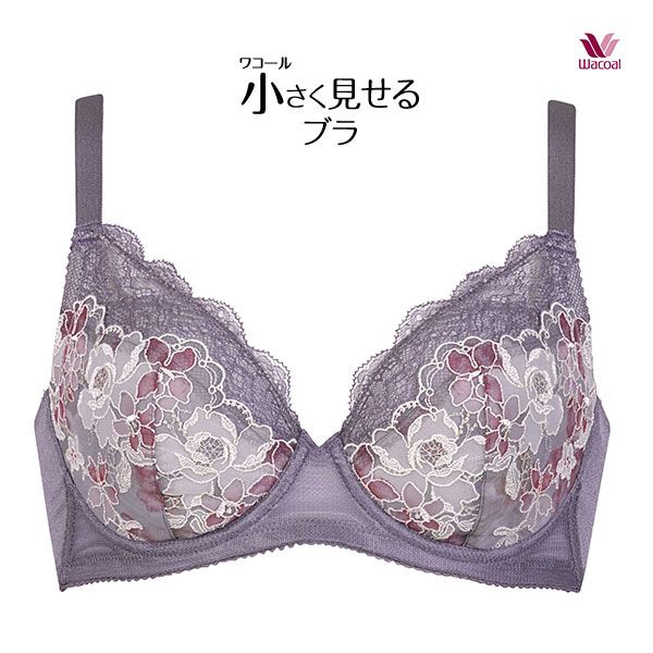ワコール Wacoal 小さく見せるブラ BRB423 3/4カップ ブラジャー DEF 単品