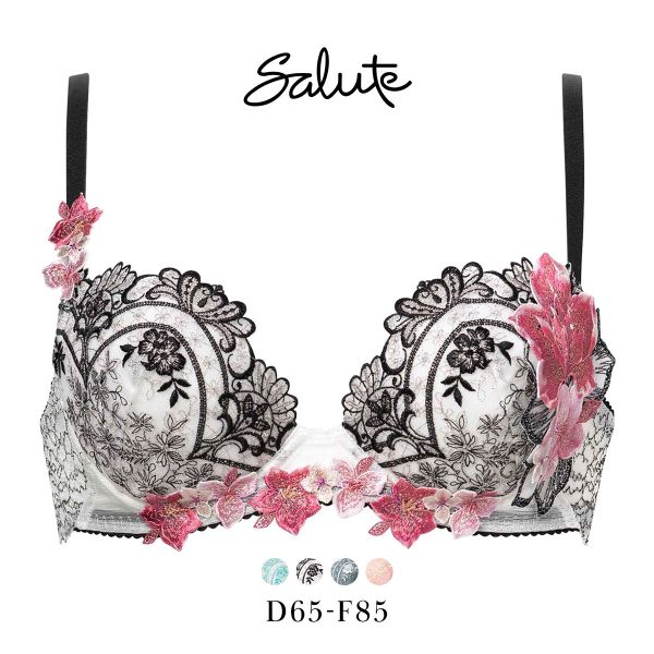 ワコール サルート 13グループ 13G P-UP ブラジャー DEF プッシュアップ 谷間 Wacoal Salute BTJ413 25SSフェア | サルート | 02