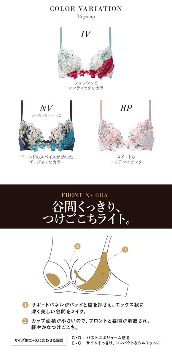 サルート ワコール 16グループ 16G フロントエックスプラス