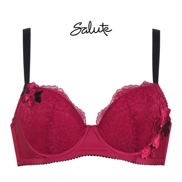 ワコール Wacoal サルート Salute 22AWブルーム 75G BTJ475 BTJ775 女優Bra ブラジャー DEF 単品 デコルテ  谷間 リフトアップ