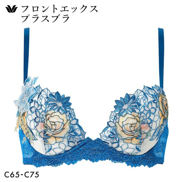 ワコール フロントエックスプラスブラ プレミアム 28series BXD428 28G 3/4カップブラジャー C Wacoalの画像