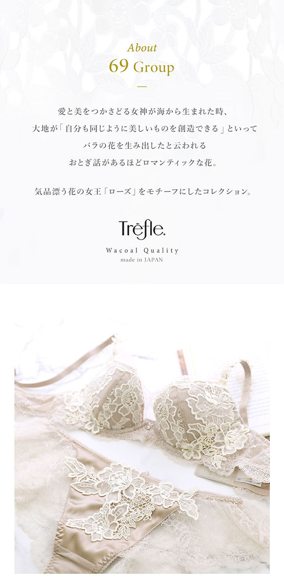 正規品格安】 ワコール Wacoal トレフル Trefle 20AW 69G BBF469