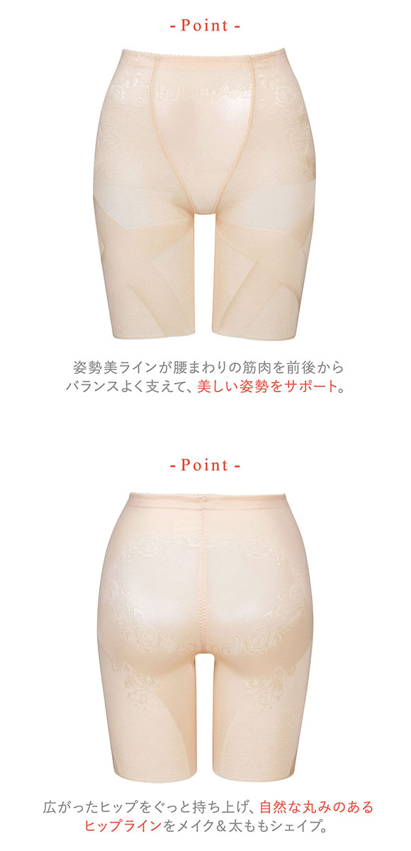 ワコール Wacoal ウイング Wing 気になるヒップ、歩いてアップ SLIMupPANTS HIP スリムアップパンツ ヒップ ロング丈 クロス ガードル