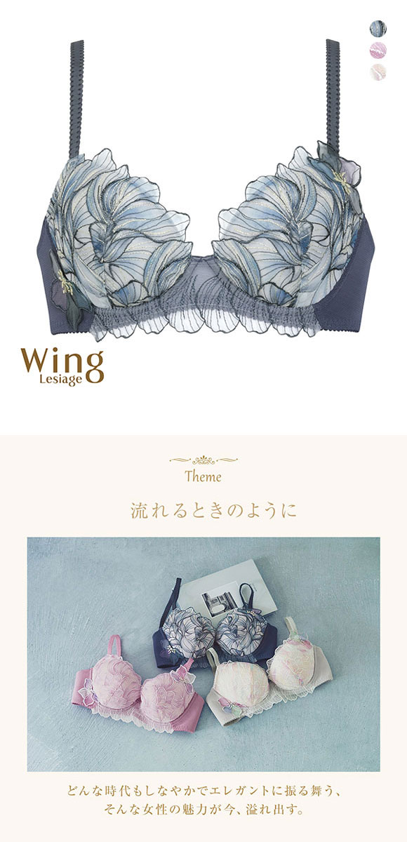 ウイング Wing レシアージュ Lesiage 22AW PB2750 PB2751 ブラジャー サイドすっきり BC 単品