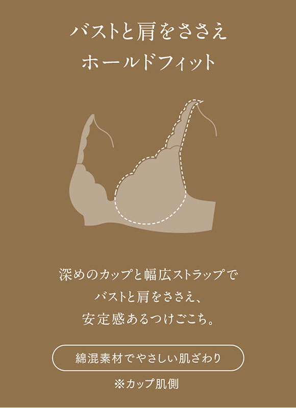 ウイング Wing レシアージュ Lesiage 3010シリーズ PB3010 4/5カップブラジャー DEF 自然なまるみ 定番 ChouChou de Lesi 単品