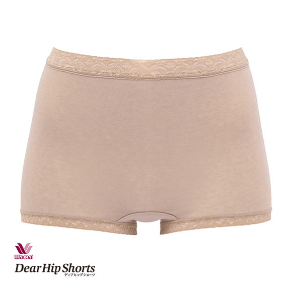 ワコール Wacoal ディアヒップショーツ DearHip Shorts 綿混 スタンダード ボーイレングスショーツ 3L