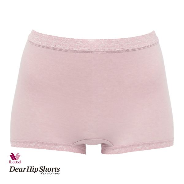 ワコール Wacoal ディアヒップショーツ DearHip Shorts 綿混 スタンダード ボーイレングスショーツ ML｜shirohato｜06