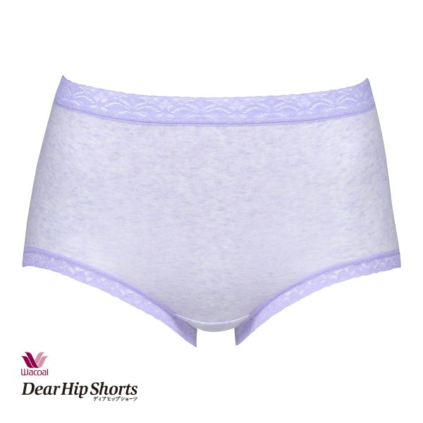 ワコール Wacoal ディアヒップショーツ DearHip Shorts スタンダード ノーマル ショーツ 綿混 深め ML 単品｜shirohato｜06